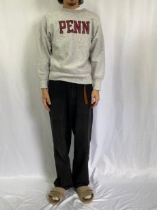 画像2: 80's Champion REVERSE WEAVE USA製 トリコタグ "PENN" プリントスウェット S (2)