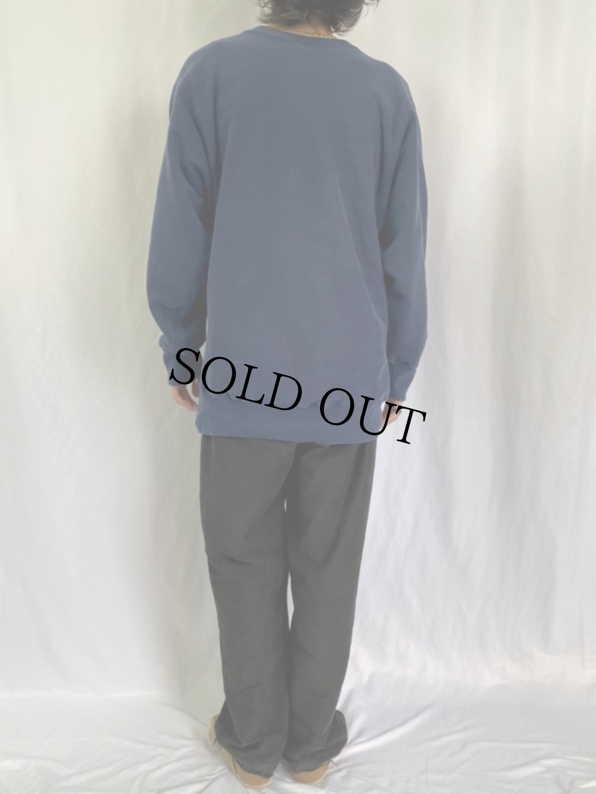 画像4: 80's Champion REVERSE WEAVE USA製 トリコタグ ロゴ刺繍スウェット XL (4)