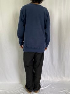 画像4: 80's Champion REVERSE WEAVE USA製 トリコタグ ロゴ刺繍スウェット XL (4)
