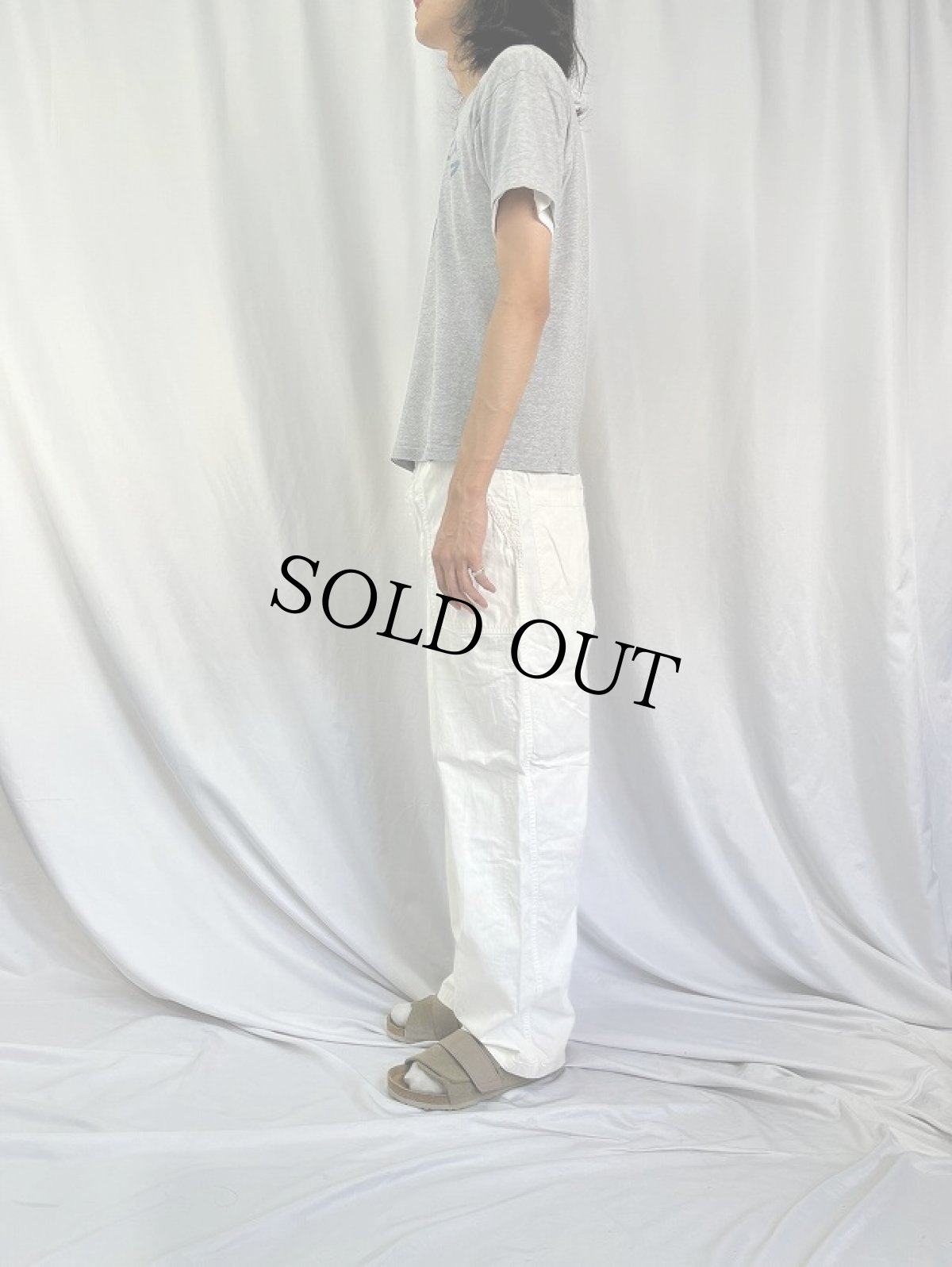 画像3: 70's U.S.ARMY フードハンドラーパンツ W31 (3)