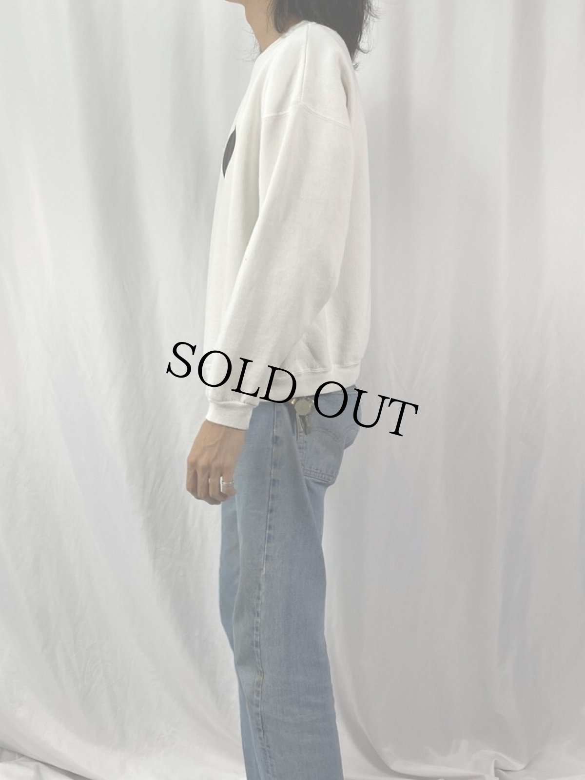 画像3: 90's〜 "8ボール" プリントスウェット XL (3)