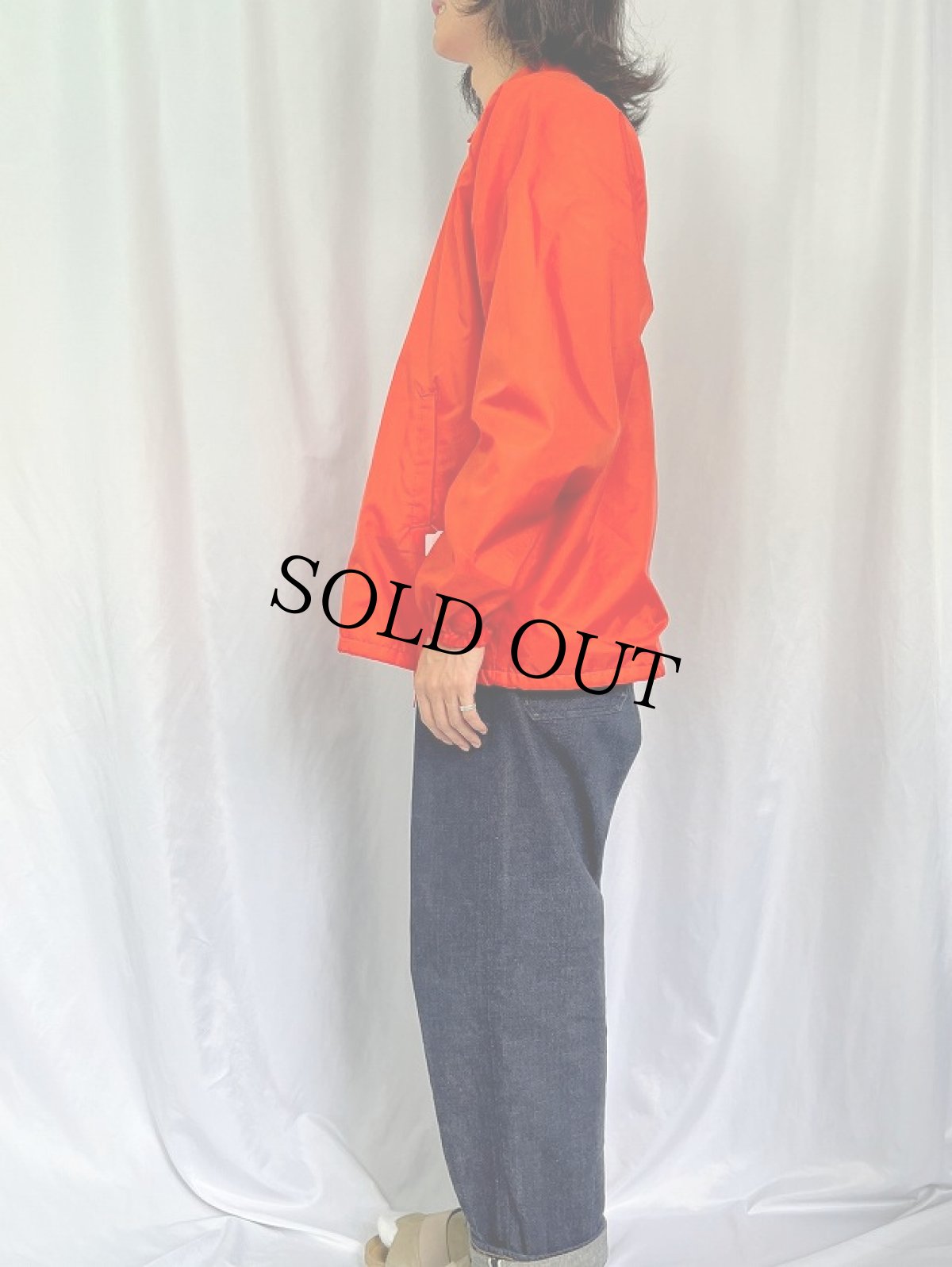 画像3: 90's USA製 "GADABOUTS SAN JOSE" チェーン刺繍 ナイロンコーチジャケット XL (3)