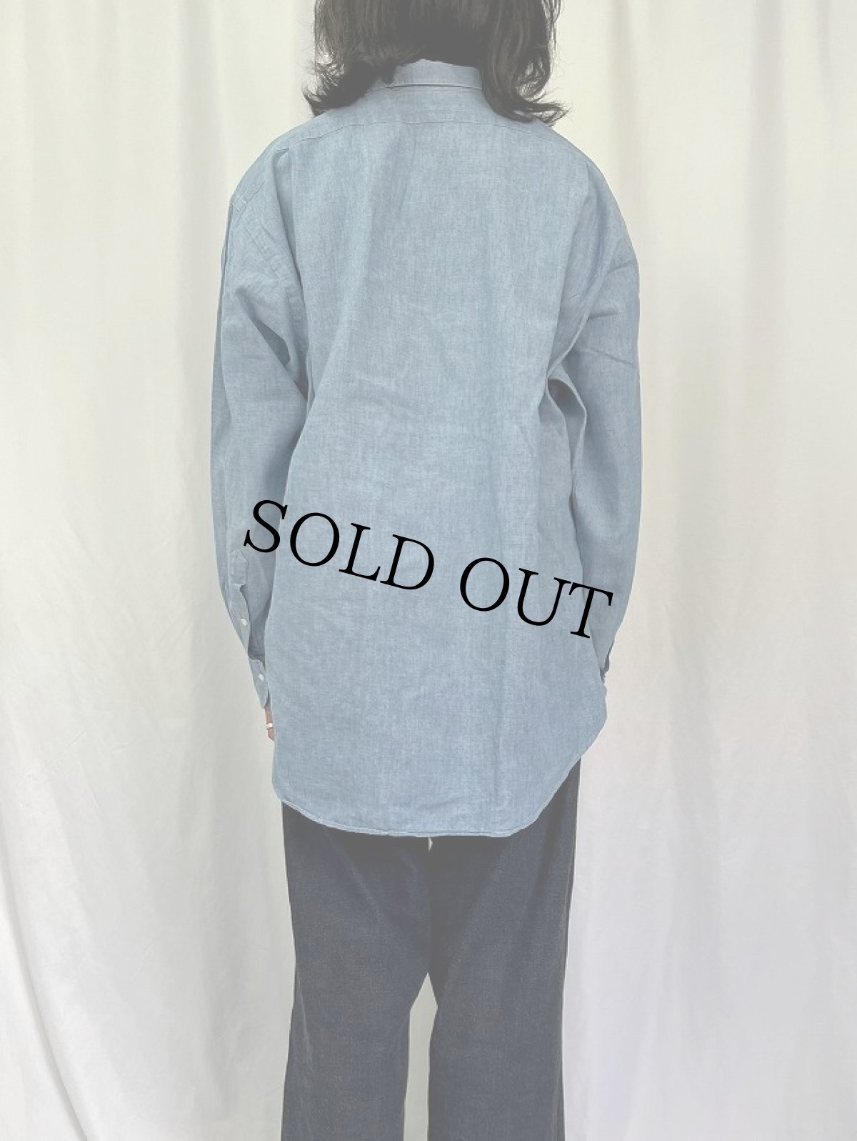 画像4: 90's〜 POLO Ralph Lauren "The Big Dress Shirt" シャンブレーシャツ XL (4)