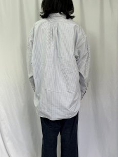 画像4: POLO Ralph Lauren "BIG SHIRT" ストライプ柄 オックスフォードボタンダウンシャツ XL (4)