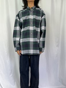 画像2: POLO Ralph Lauren "BIG SHIRT" チェック柄 オックスフォードボタンダウンシャツ XXL (2)