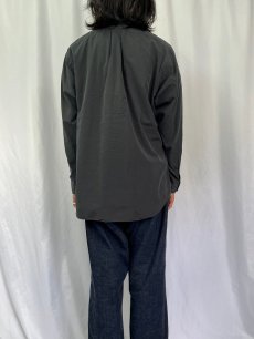 画像4: POLO Ralph Lauren "BLAKE" コットンポプリンボタンダウンシャツ BLACK L (4)