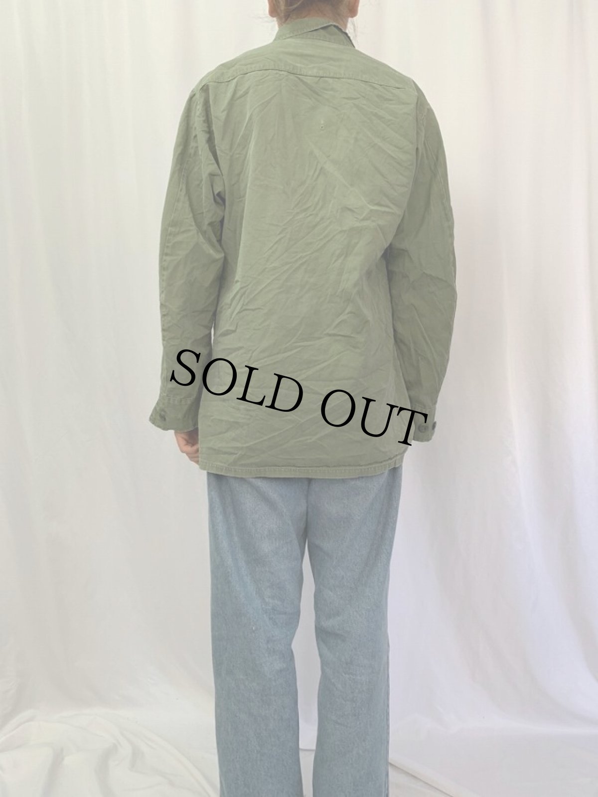 画像4: 60's U.S.ARMY ジャングルファティーグジャケット 3rd (4)