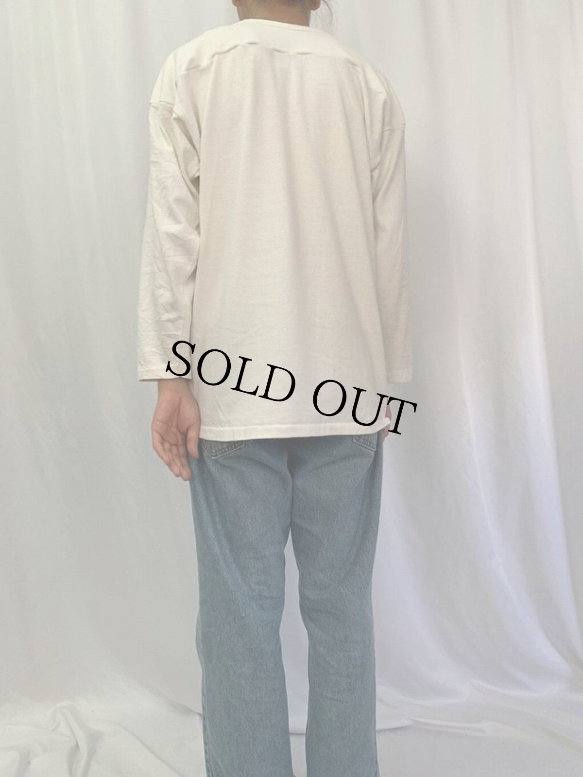 画像4: 70's RUSSELL ATHLETIC "SEBEKA FOOTBALL" ラバープリントフットボールロンT XL (4)