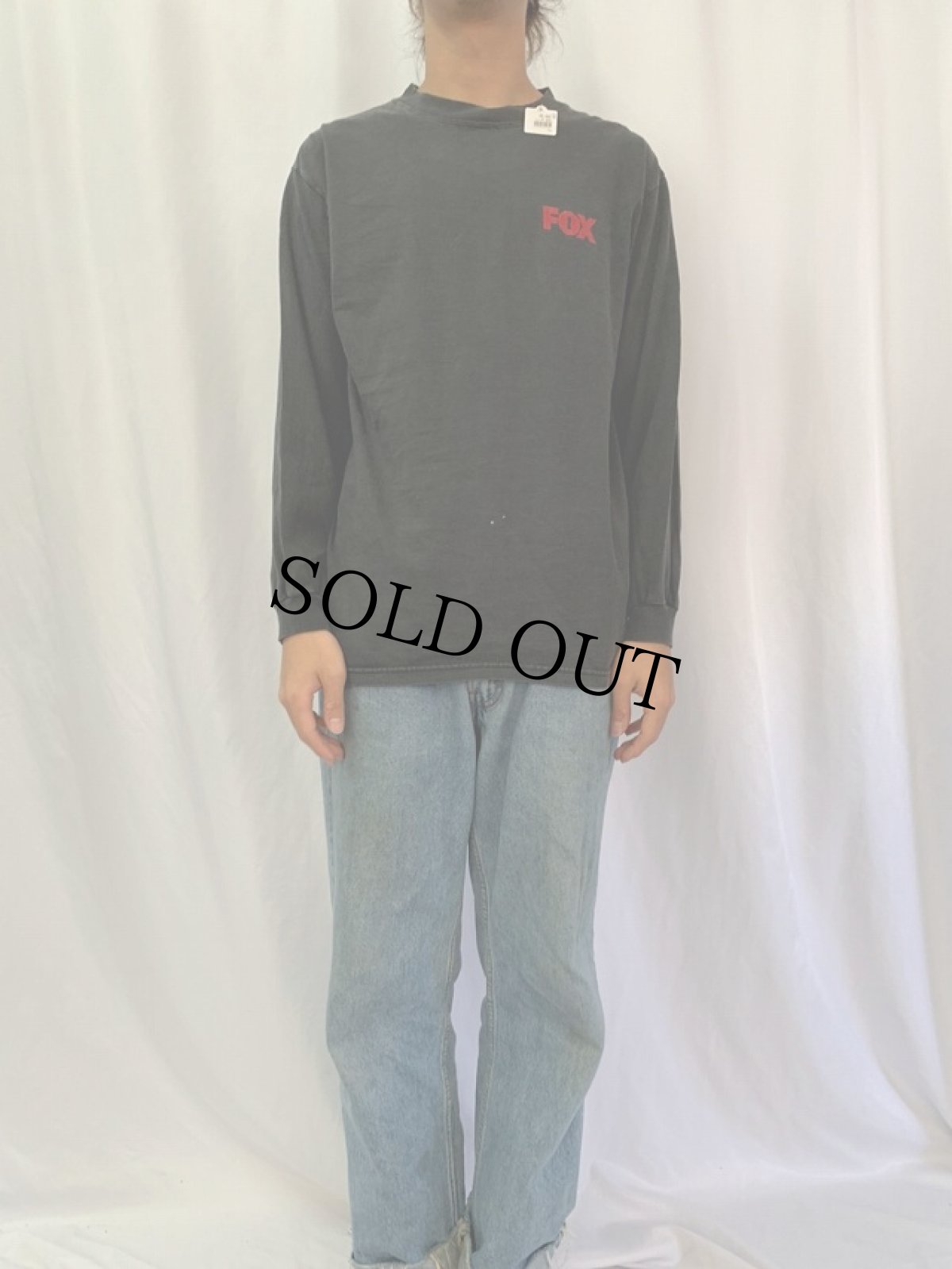 画像2: 2000's Dark Angel SFドラマ プリントロンT BLACK M (2)