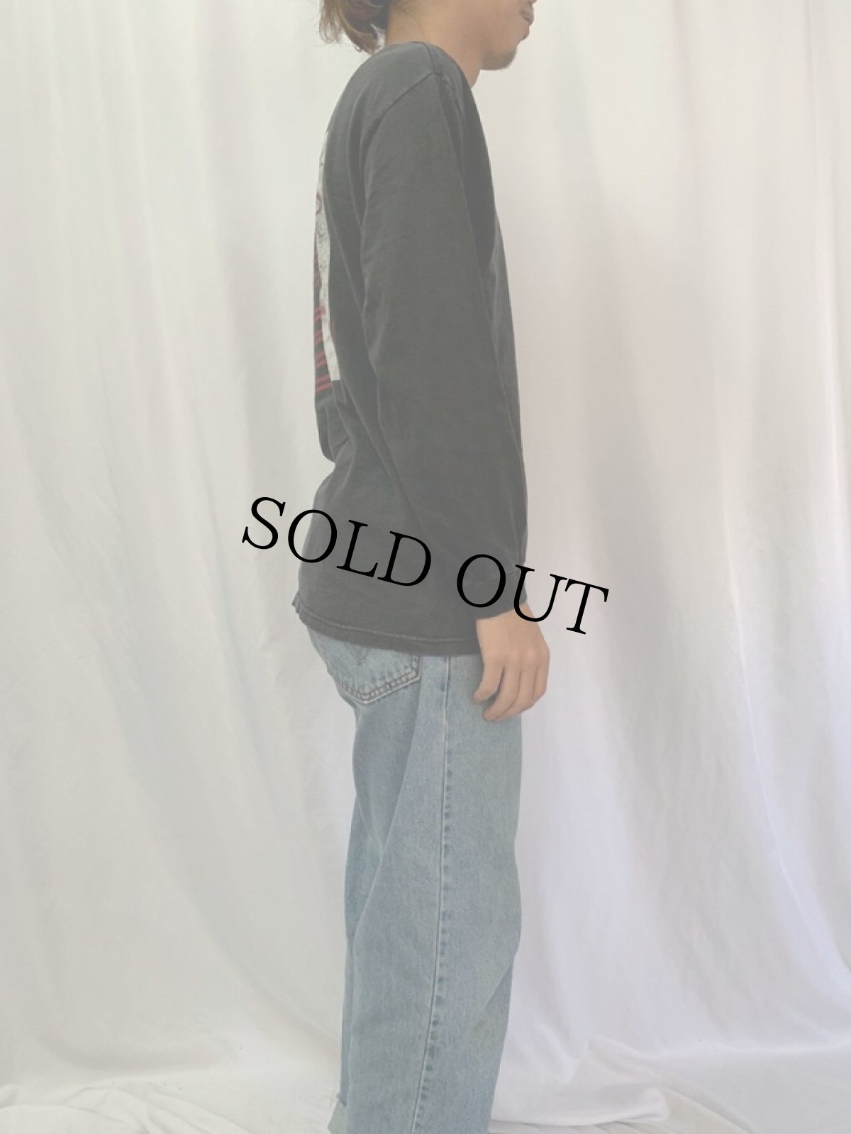 画像3: 2000's Dark Angel SFドラマ プリントロンT BLACK M (3)