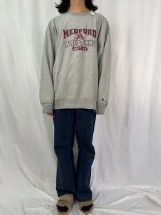 画像2: 2000's Champion REVERSE WEAVE "MEDFORD WRESTLING" プリントスウェット 2XL (2)