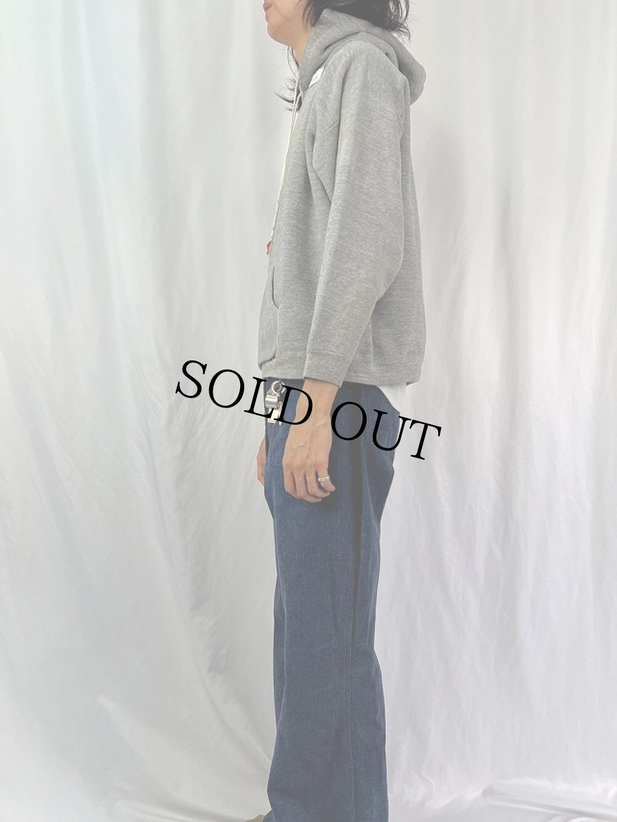 画像3: "THE CRUSHER" フロッキープリント スウェットフーディー (3)