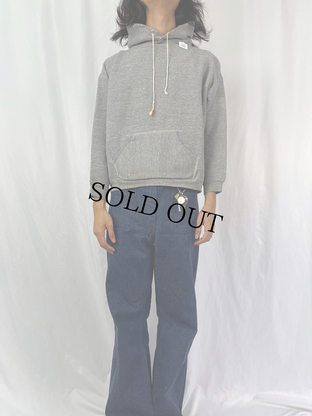 画像2: "THE CRUSHER" フロッキープリント スウェットフーディー (2)