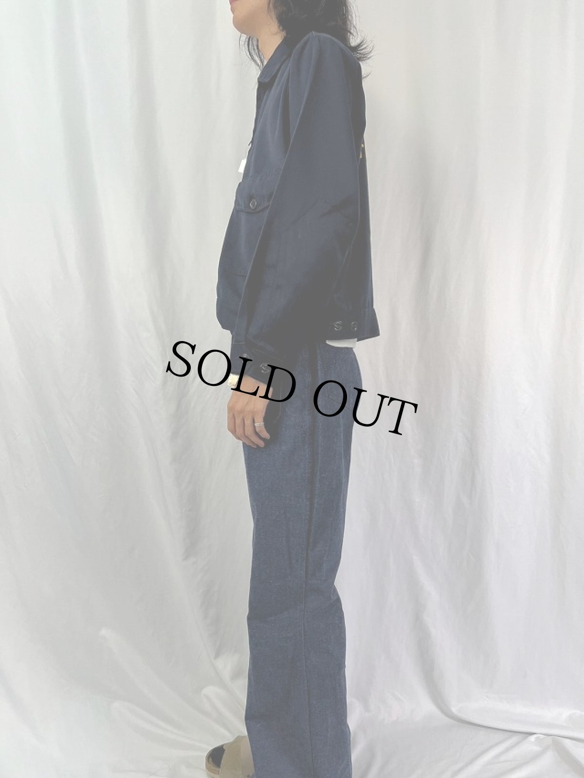 画像3: 60's TOPPMASTER "OSSIAN FIRE DEPT." チェーン刺繍 ワークジャケット SIZE 40R (3)