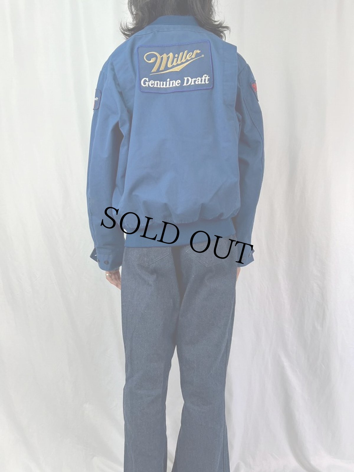 画像4: 80's RIVERSIDE FLEXBAC USA製 企業ワッペン付き ワークジャケット (4)