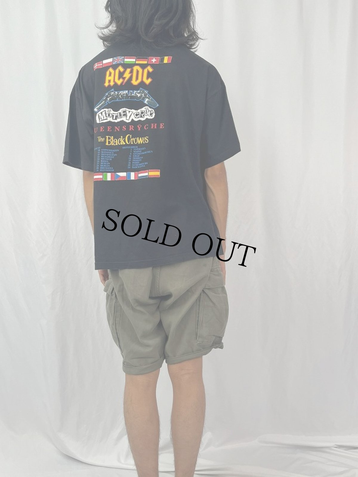 画像5: 90's MONSTERS OF ROCK ロックフェスティバル プリントTシャツ BLACK (5)