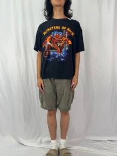 画像3: 90's MONSTERS OF ROCK ロックフェスティバル プリントTシャツ BLACK (3)