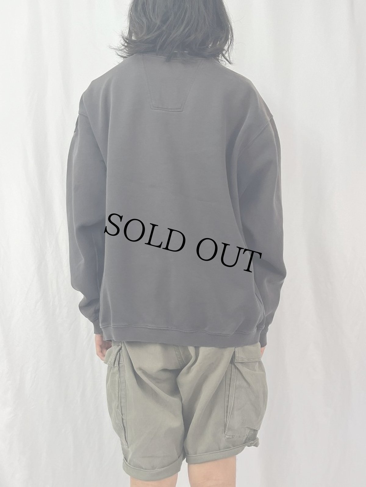 画像4: 90's adidas EQUIPMENT ロゴ刺繍スウェット XL (4)