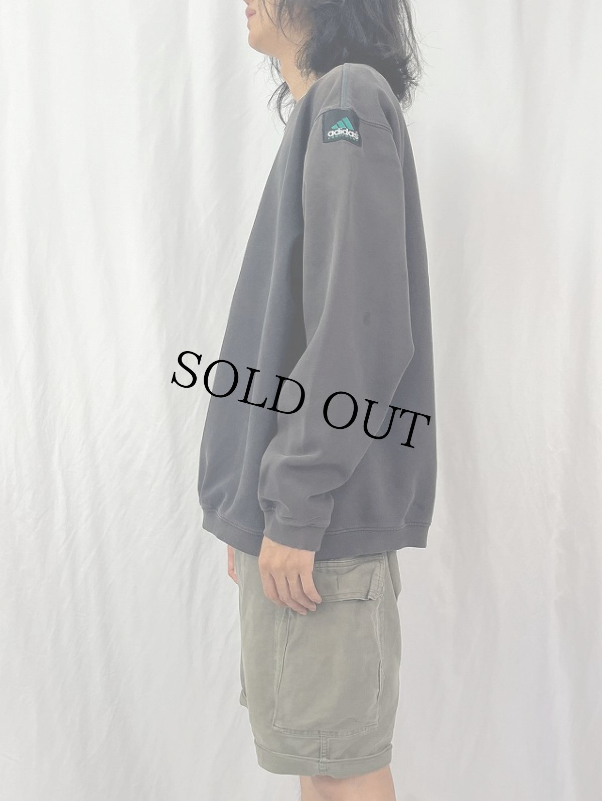 画像3: 90's adidas EQUIPMENT ロゴ刺繍スウェット XL (3)