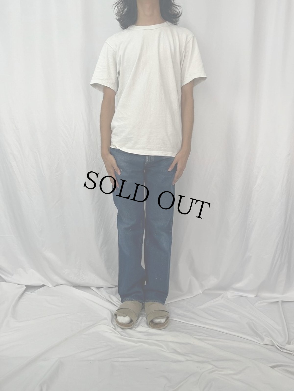 画像2: 90's Levi's 517 USA製 フレアデニムパンツ W35 (2)