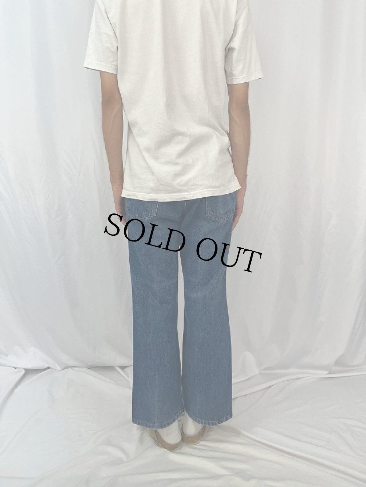 画像4: 90's Levi's 517 USA製 フレアデニムパンツ W34 (4)