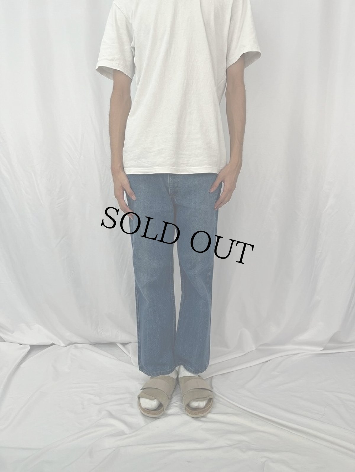 画像2: 90's Levi's 517 USA製 フレアデニムパンツ W34 (2)