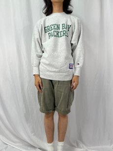 画像2: 90's Champion REVERSE WEAVE USA製 "GREEN BAY PACKERS" NFLチーム プリントスウェット XL (2)