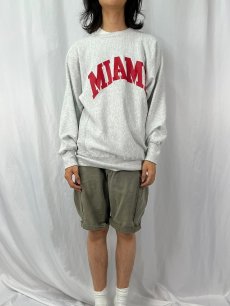 画像2: 90's Champion REVERSE WEAVE USA製 "MIAMI" プリントスウェット XXL (2)