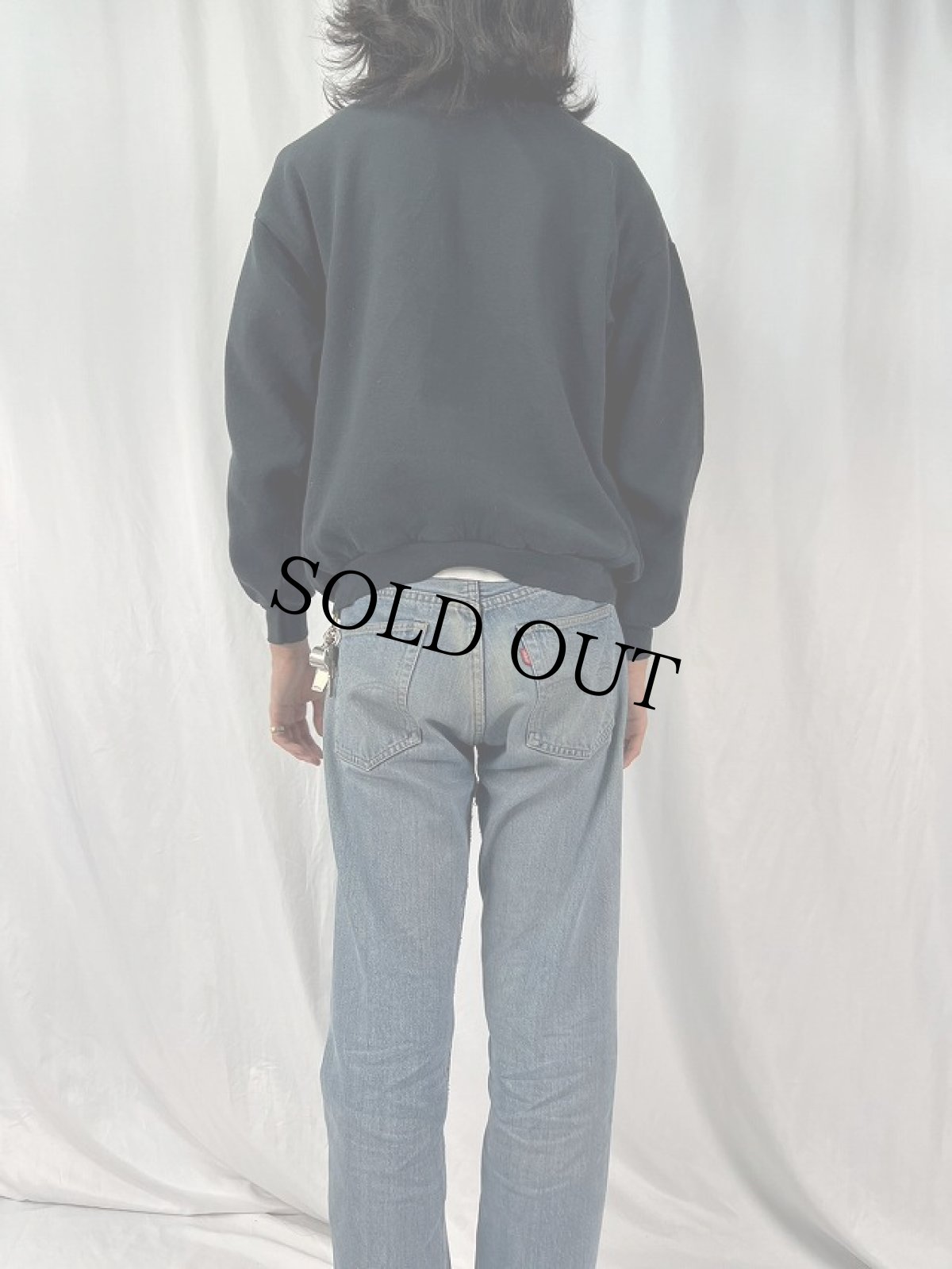 画像4: 90's DISNEY PIXER "A Bug's Life" USA製 キャラクタープリントスウェット BLACK L (4)