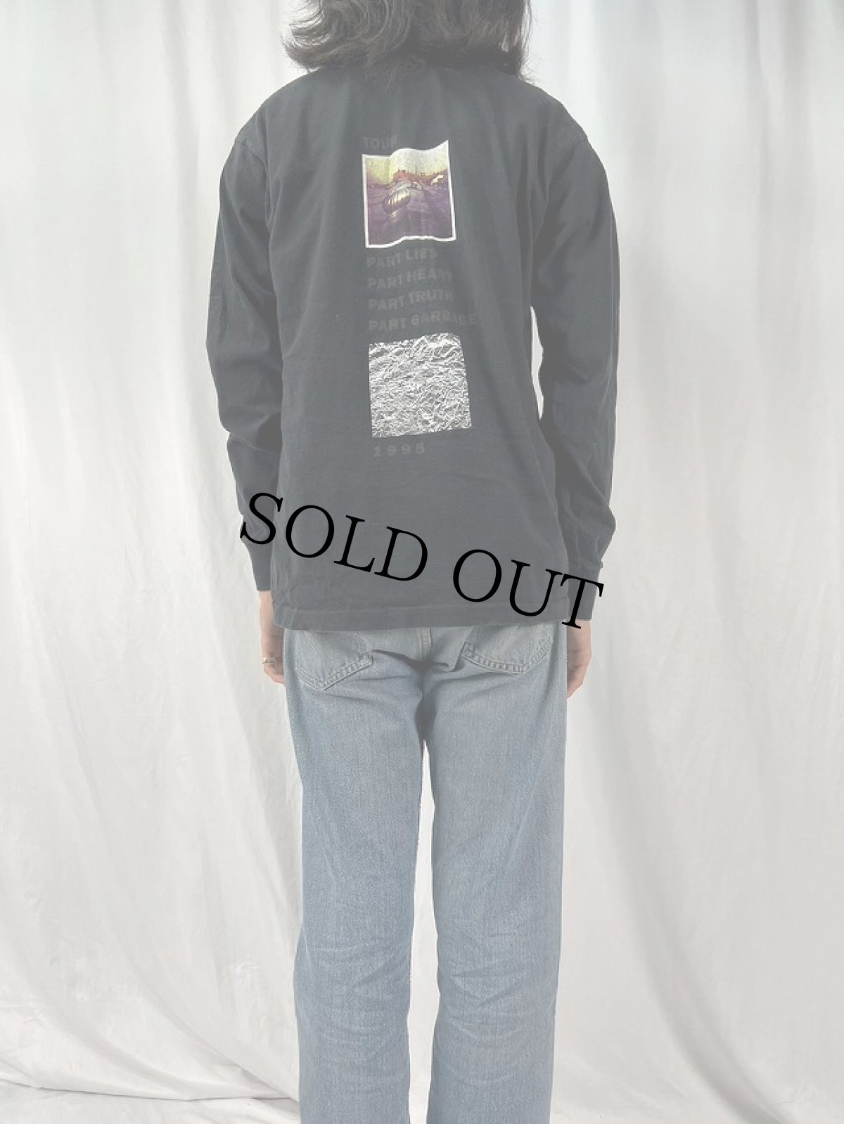 画像4: 90's R.E.M. USA製 "Part Lies Truth Heart Garbage TOUR" オルタナティヴロックバンドロンT L (4)