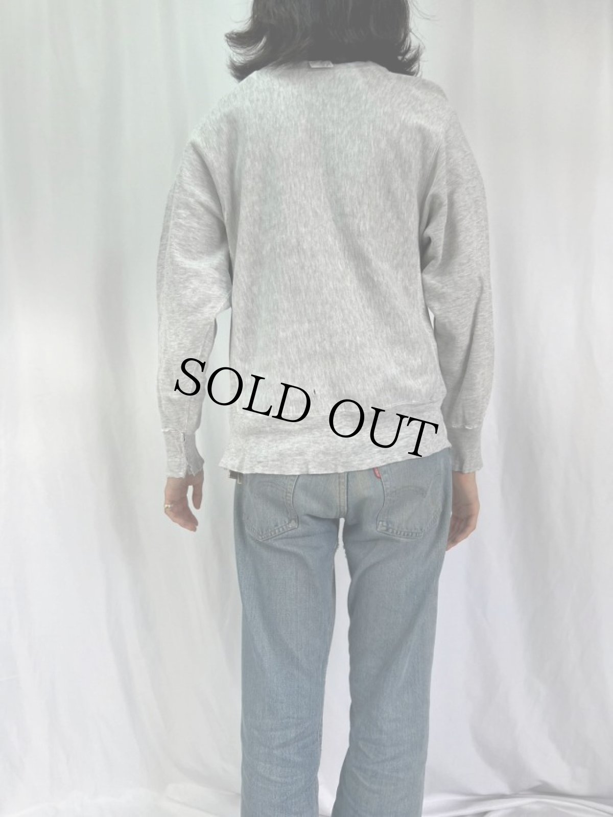 画像4: 80's Champion  REVERSE WEAVE USA製 "NEBRASKA" プリントスウェット M (4)