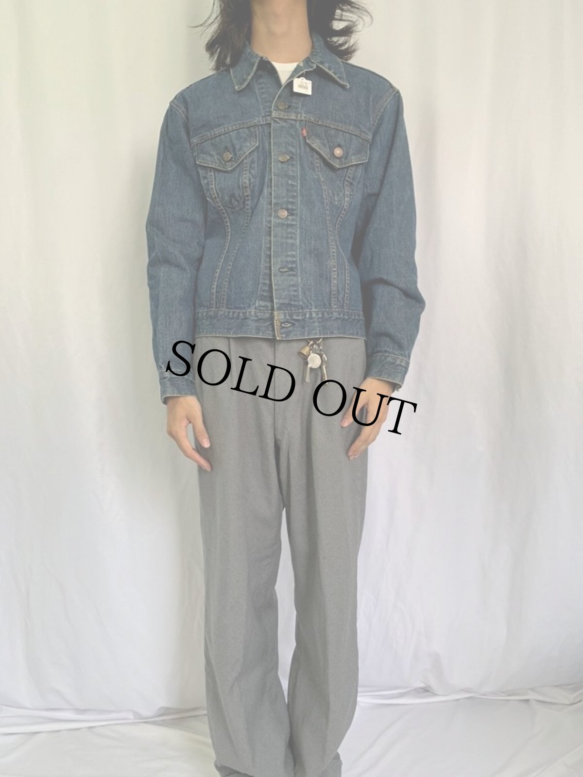 画像2: 70〜80's Levi's 70505 USA製 デニムジャケット SIZE46 (2)