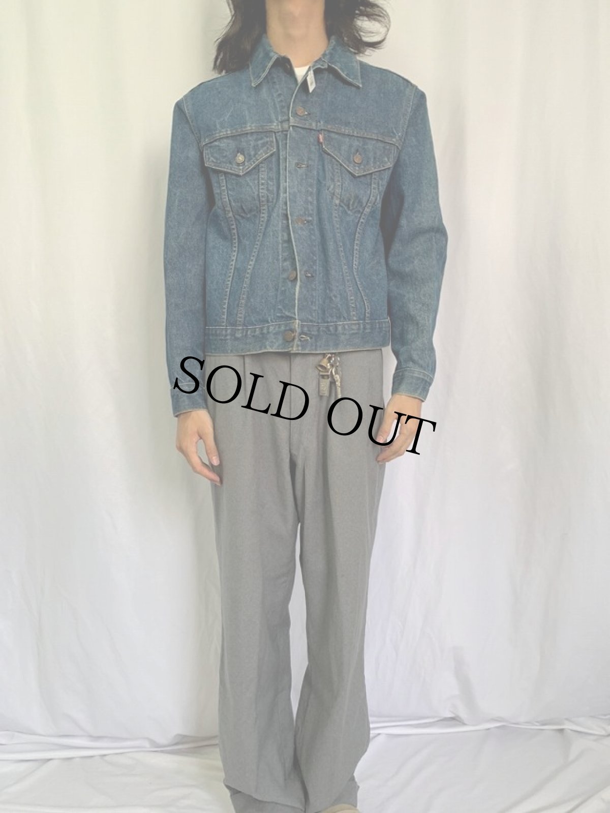 画像2: 80's Levi's 70505 USA製 デニムジャケット SIZE42 (2)