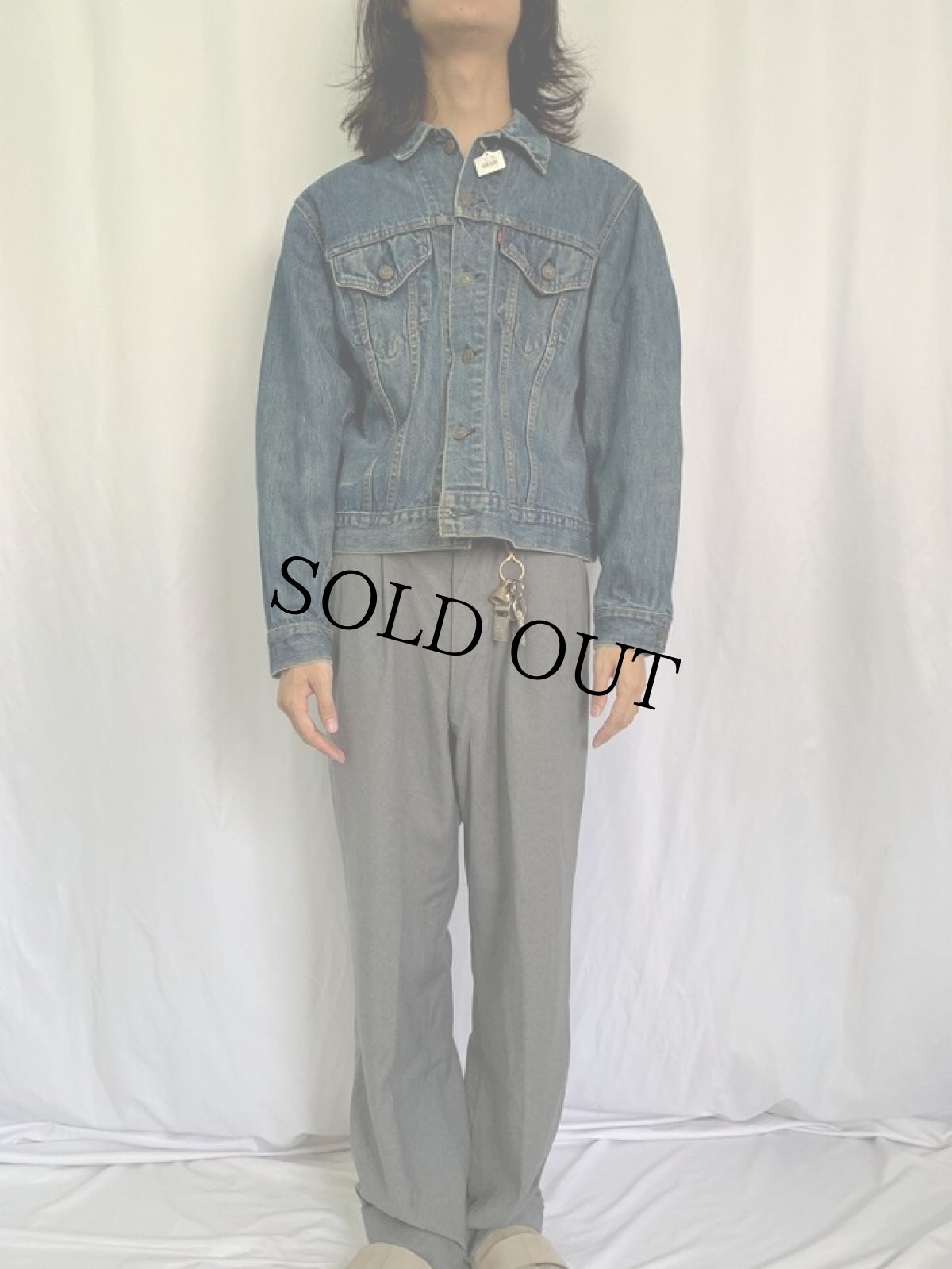 画像2: 80's Levi's 70505 USA製 デニムジャケット SIZE44 (2)