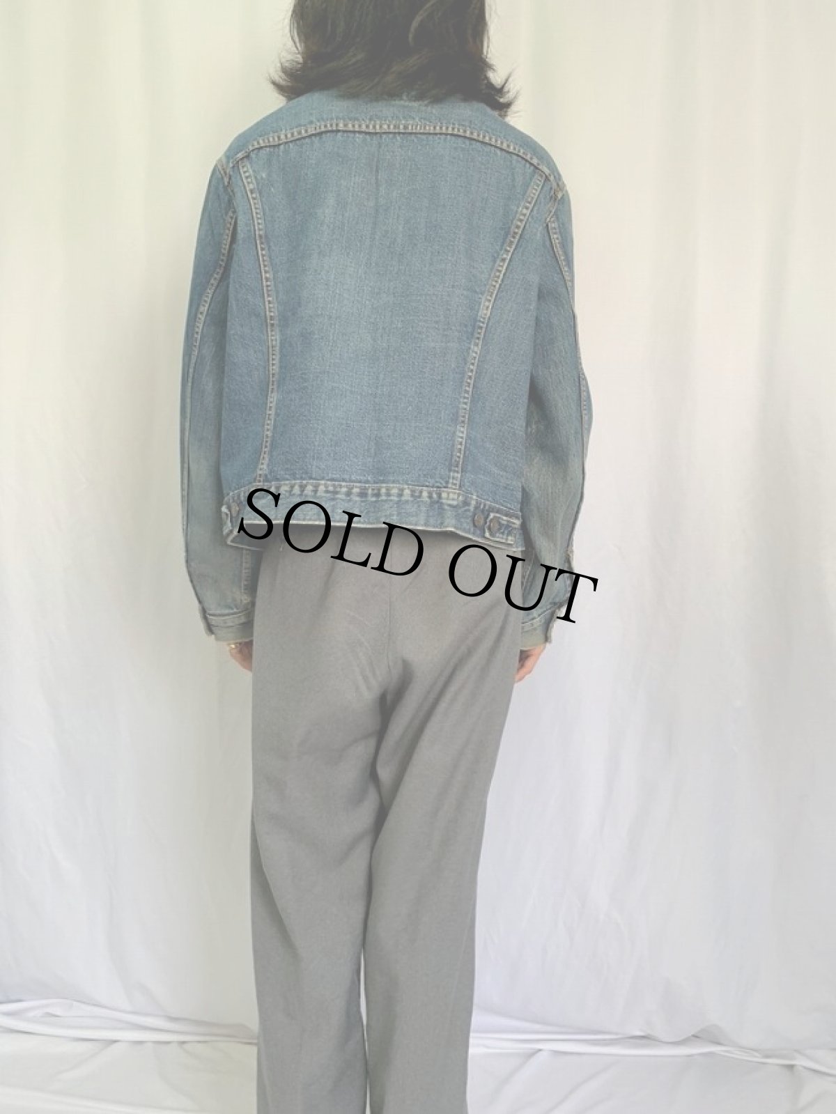 画像4: 60's LEVI'S 70505 BIGE USA製 デニムジャケット SIZE48 (4)