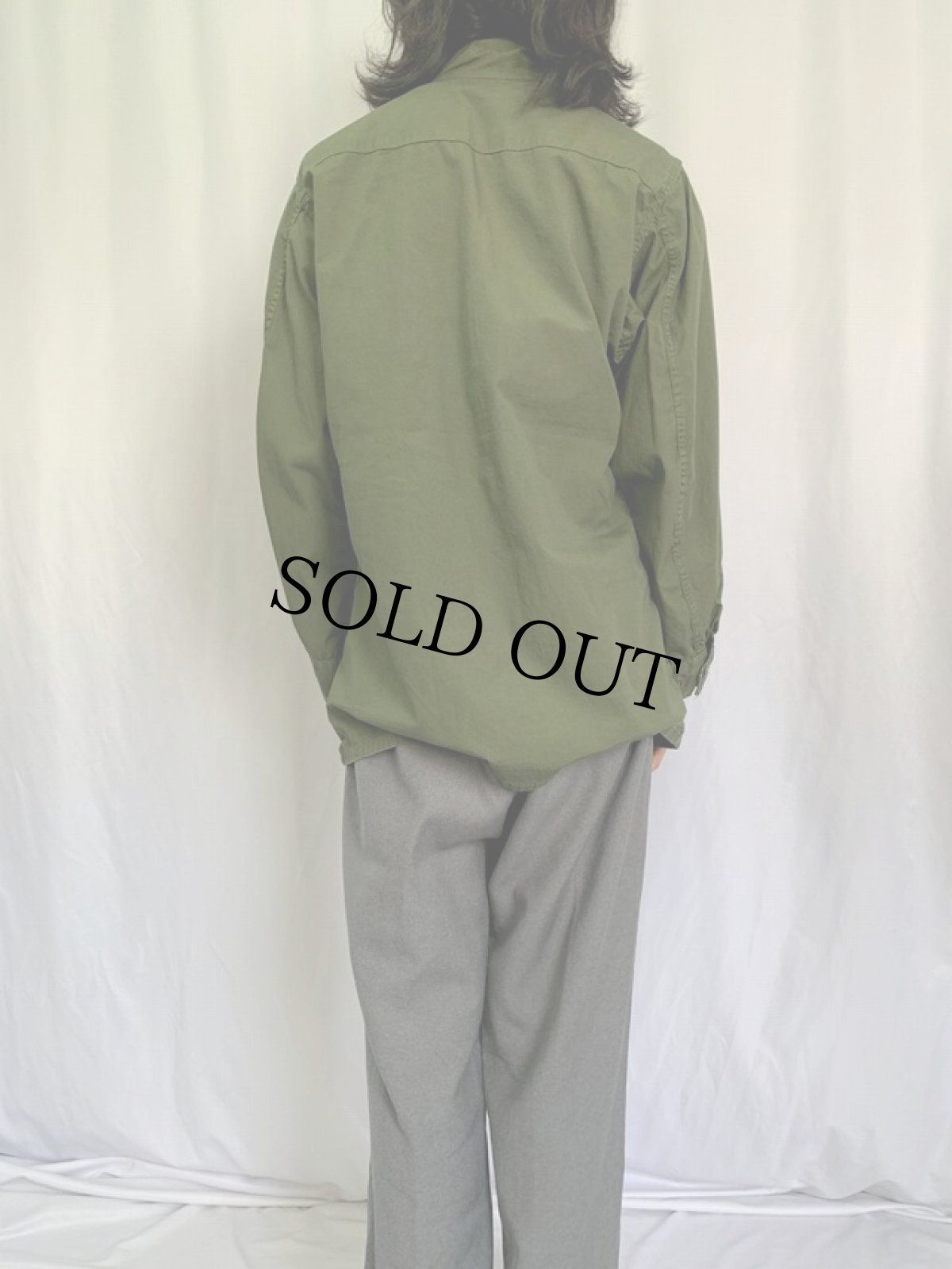 画像4: 60's U.S.ARMY ジャングルファティーグジャケット 3rd MEDIUM-REGULAR (4)