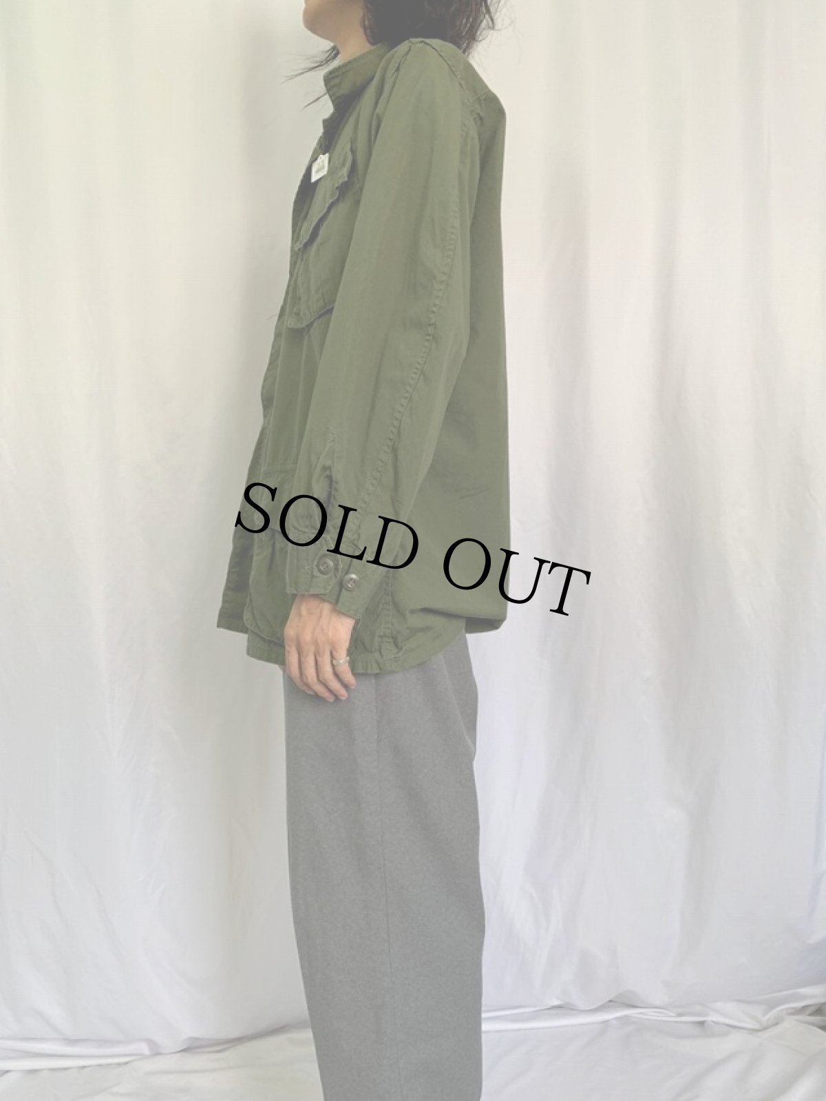 画像3: 60's U.S.ARMY ジャングルファティーグジャケット 3rd MEDIUM-REGULAR (3)
