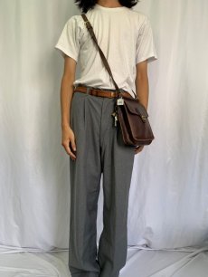 画像2: 90's COACH USA製 レザーショルダーバッグ (2)