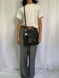 画像2: 90's COACH USA製 レザーショルダーバッグ (2)