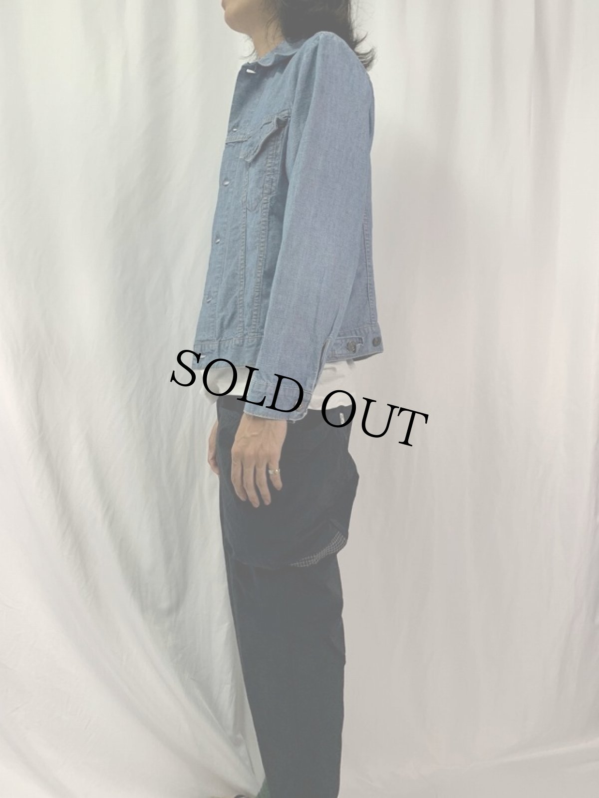 画像3: 70's Levi's シャンブレーデニムジャケット (3)