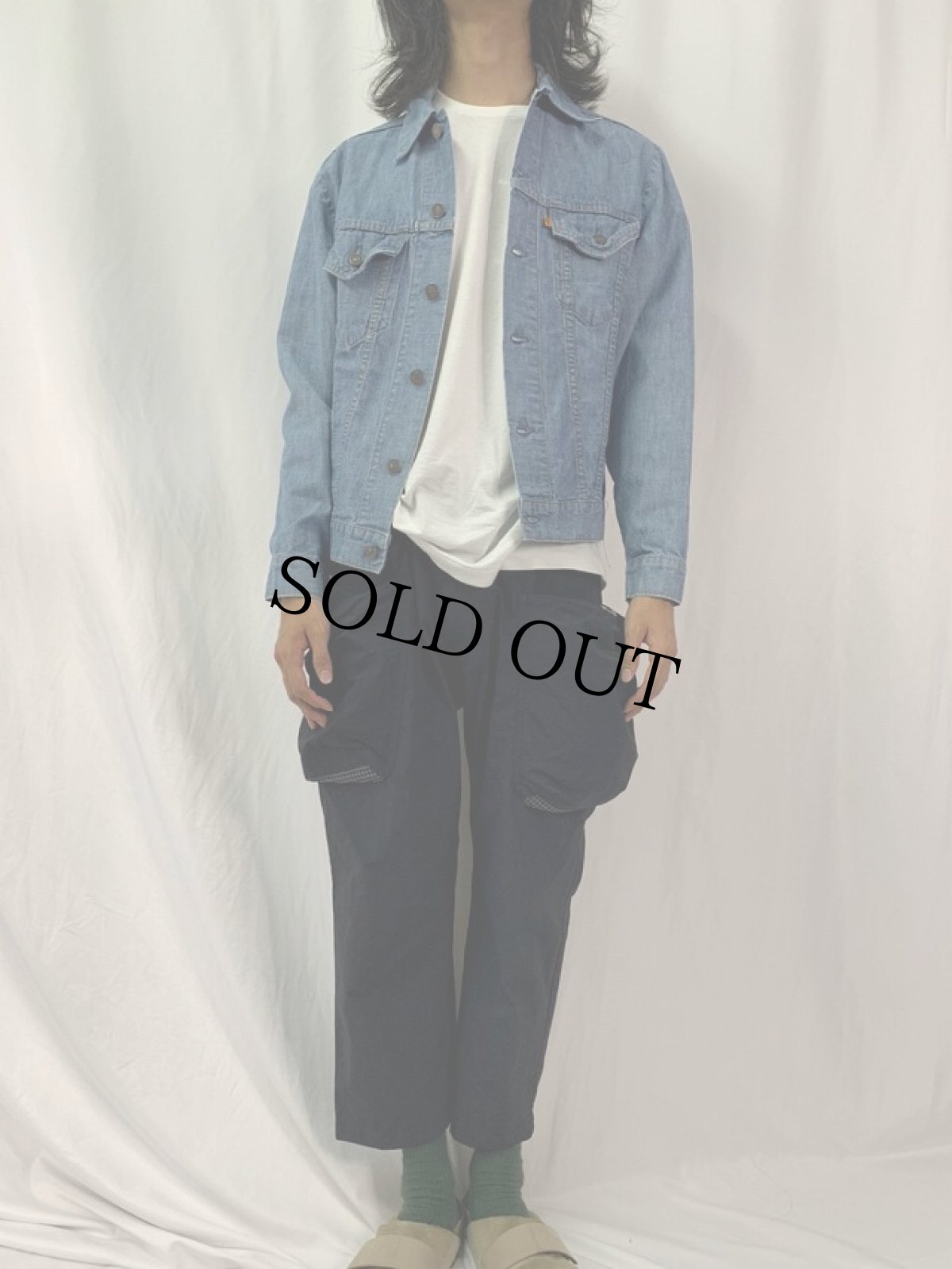 画像2: 70's Levi's シャンブレーデニムジャケット (2)