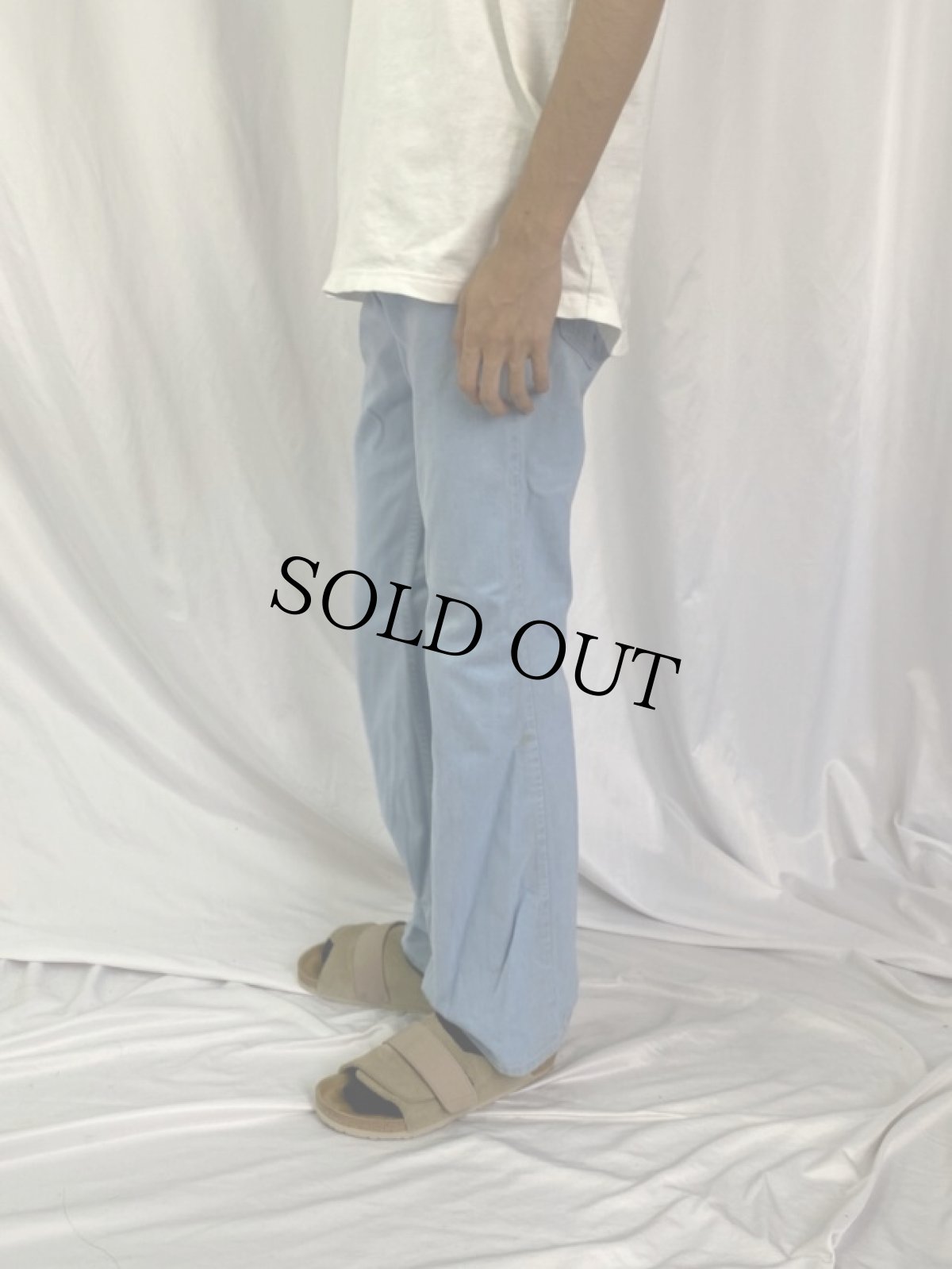 画像3: 70's LEVI'S BIGE カツラギフレアパンツ W31 (3)