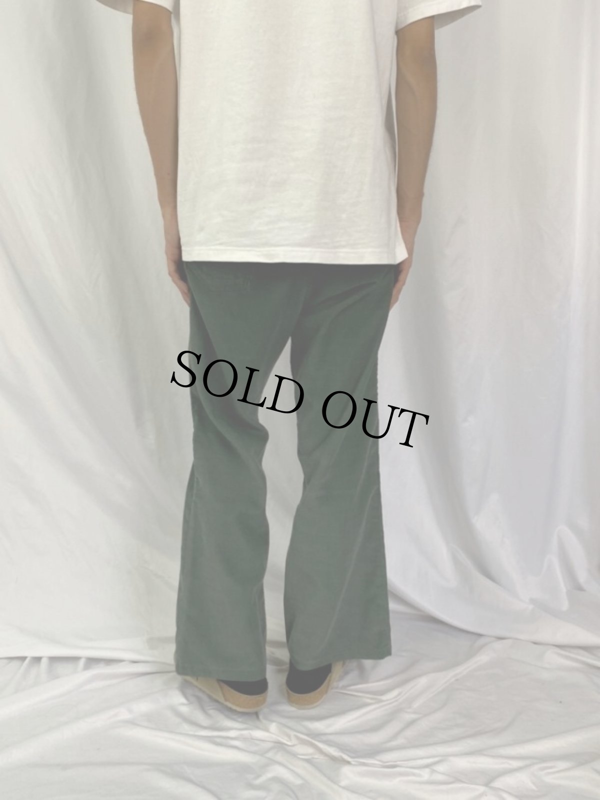 画像4: 70's LEVI'S BIGE 546 コーデュロイフレアパンツ W35 (4)