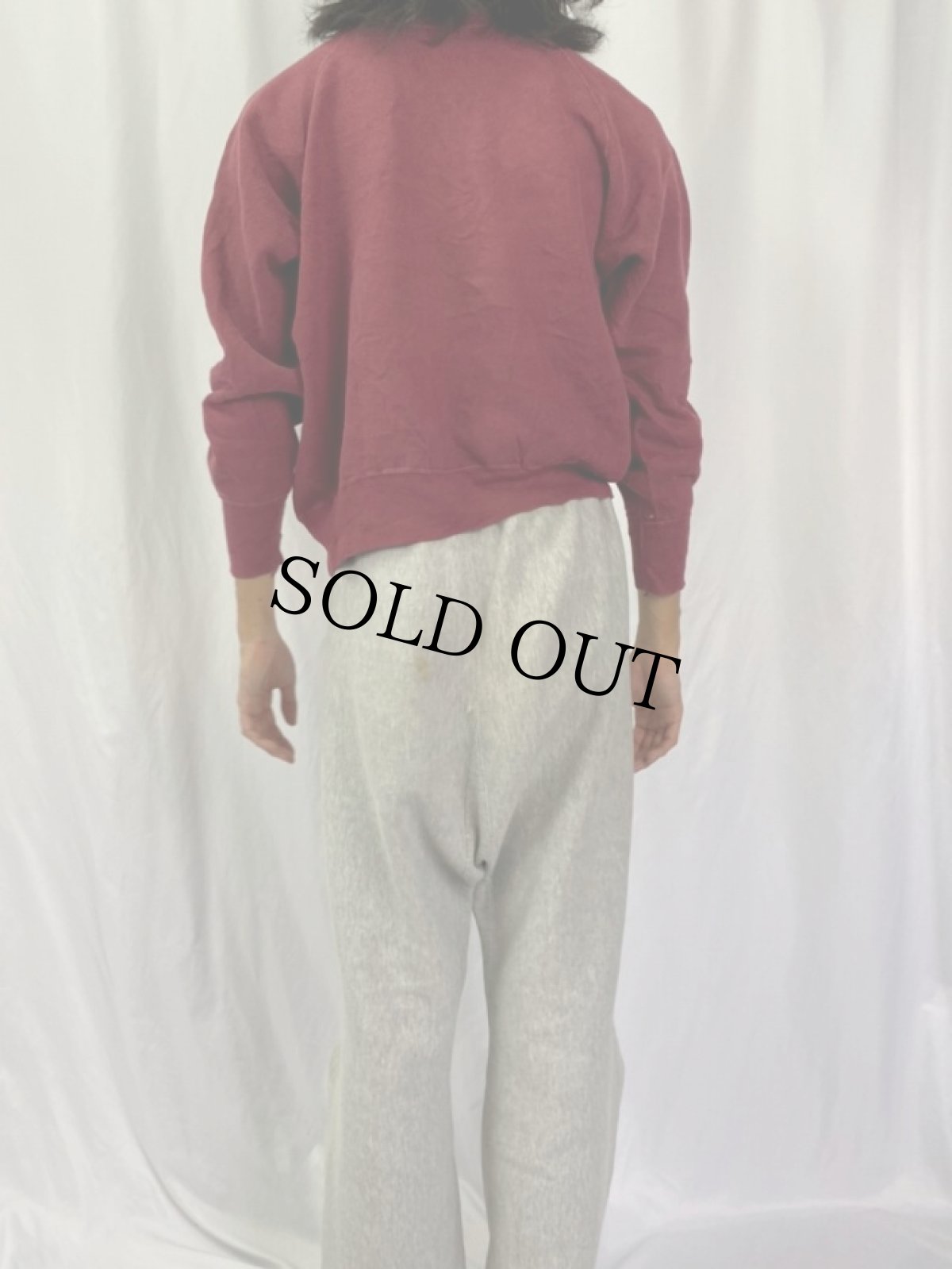 画像4: 60's ラグランスウェット 無地 L (4)