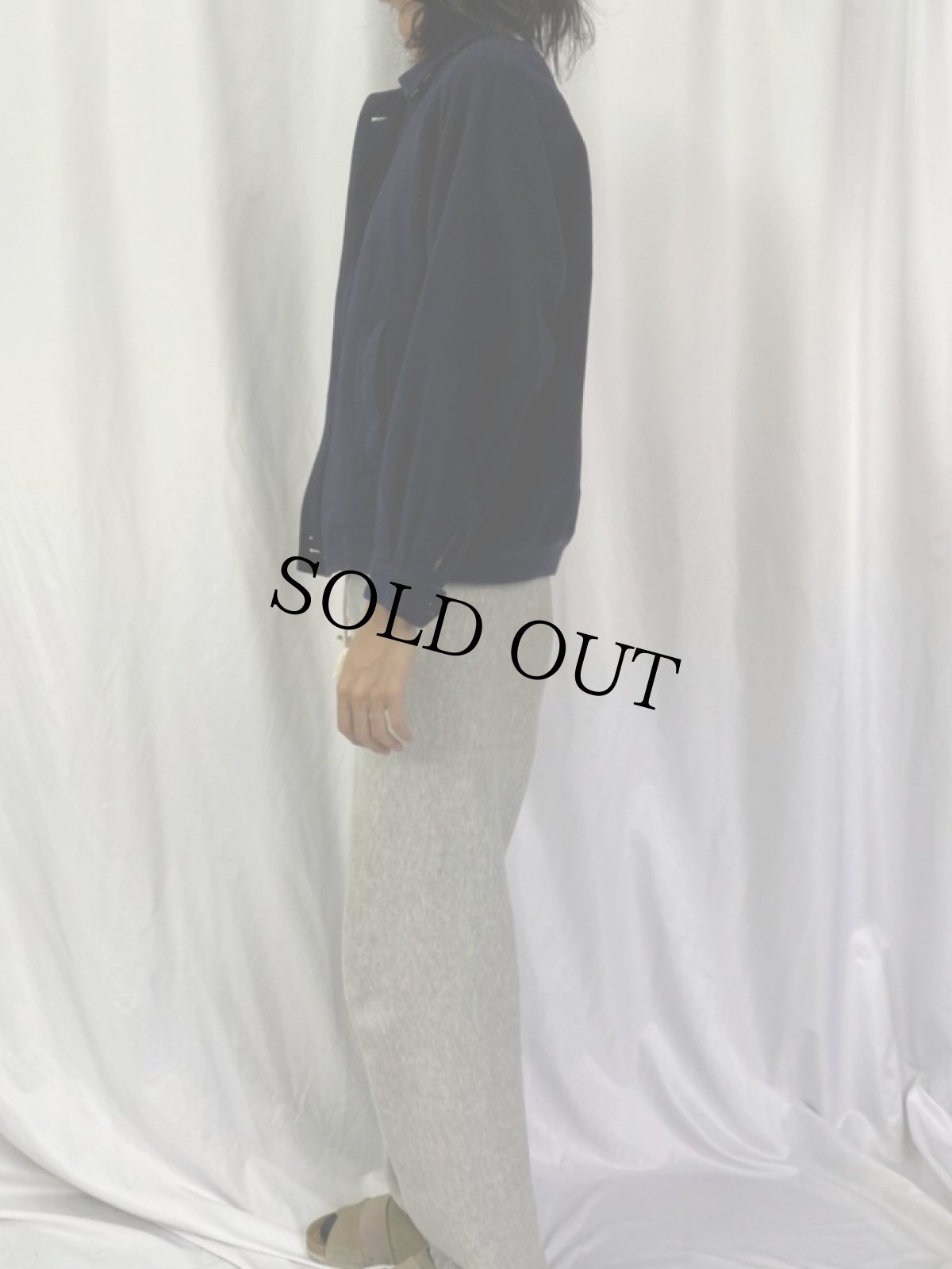 画像3: 80〜90's Burberrys' ENGLAND製 メルトンウールジャケット NAVY (3)