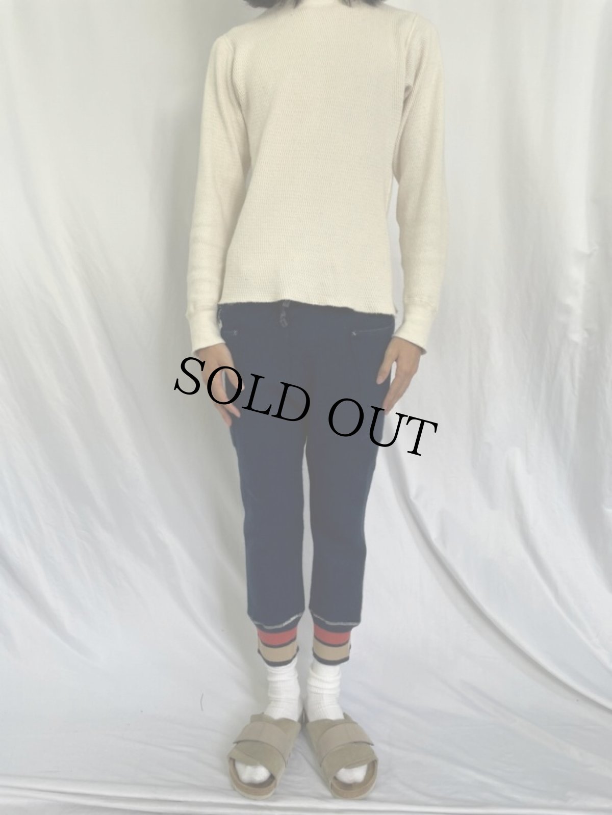 画像2: KAPITAL メルトンイージーパンツ S (2)