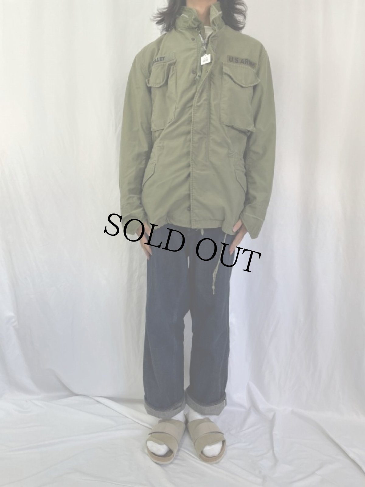 画像2: 60's U.S.ARMY M-65 フィールドジャケット 1st (2)