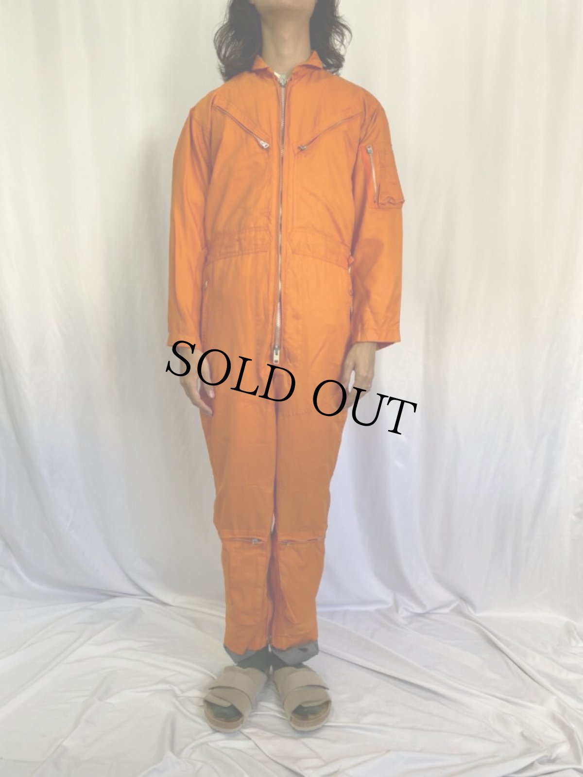 画像2: 60's U.S.NAVY TYPE-1 フライトスーツ SIZE40R (2)