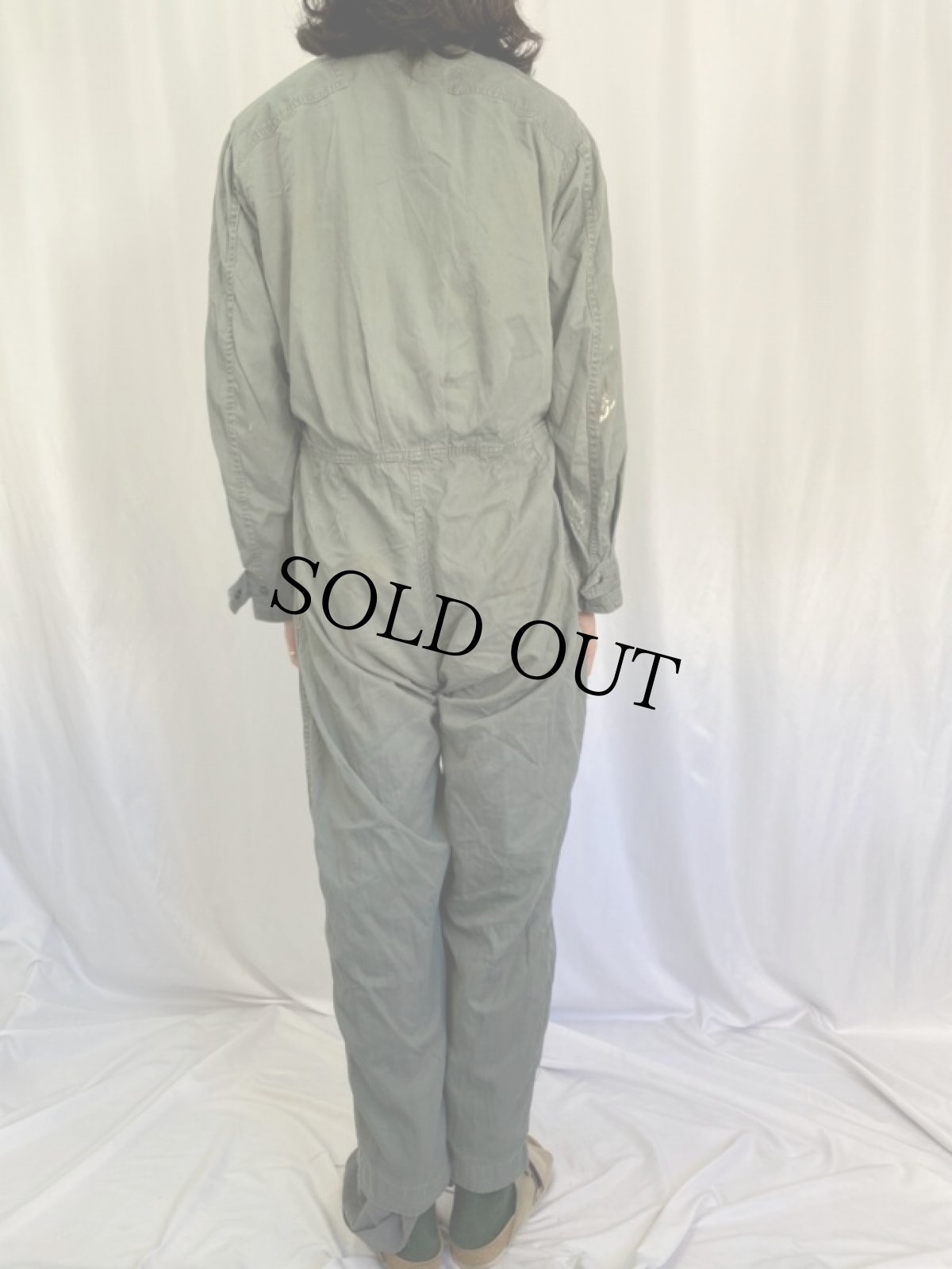 画像4: 50's U.S.A.F. "TYPE K-2B" VERY LIGHT FLYING SUIT MEDIUM-REGULAR (4)