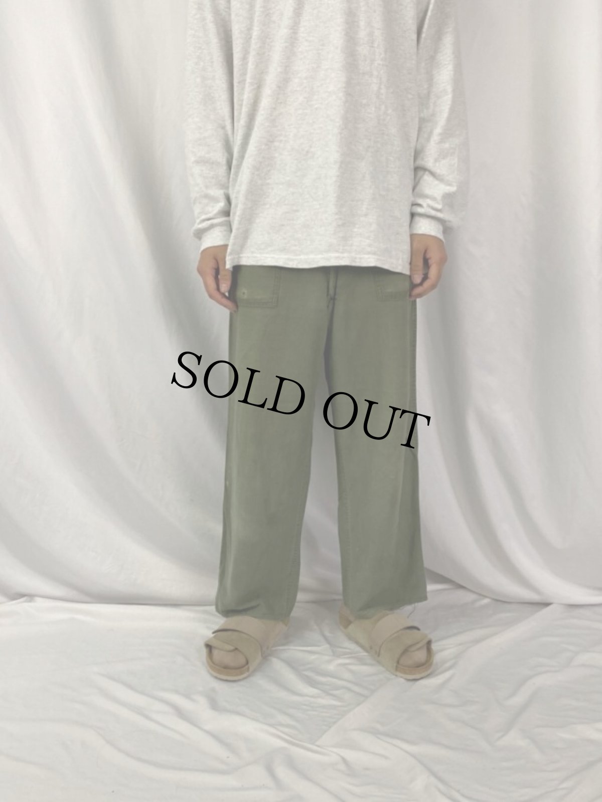 画像2: 70's U.S.ARMY ベイカーパンツ W34 (2)